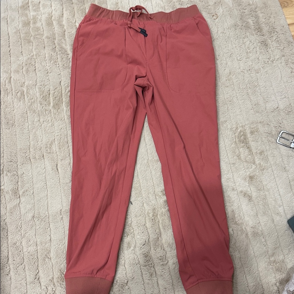 Salmon Colored Jogger Pants